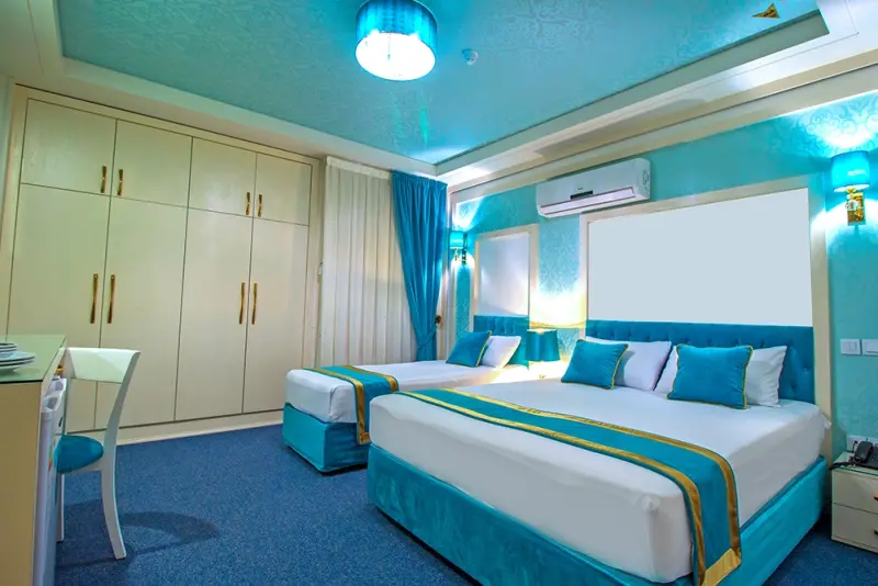 اتاق سه تخته هتل صدرا مشهد